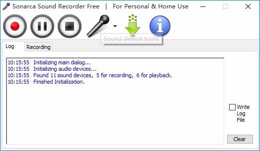 Sonarca Sound Recorder Free,mp3录音软件,录音