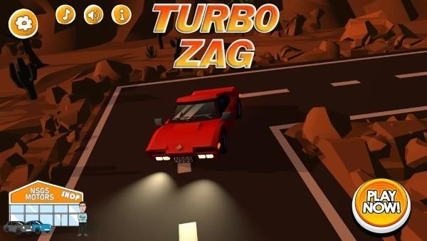 涡轮曲折游戏(turbo zag)下载,涡轮曲折,汽车游戏,方块游戏